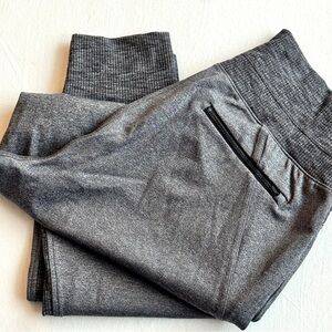 Athleta Gray Jogger Pants with Zipper Pockets